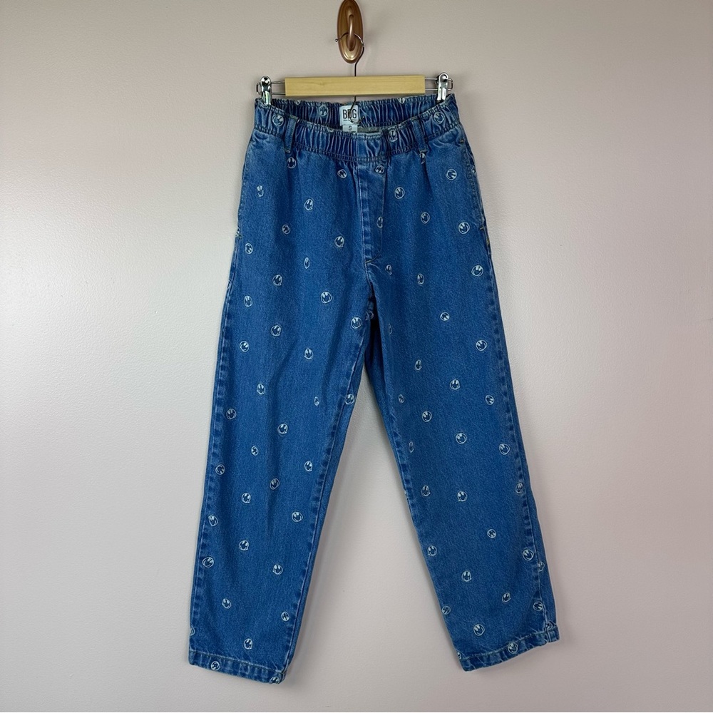 BDG Smiley Face Embroidered Jeans Small